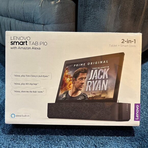 Lenovo Smart Tab P10 with Amazon Alexa - Picture 1 of 6